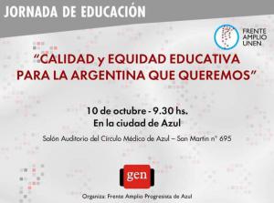 Calidad y Equidad Educativa para la Argentina que Queremos